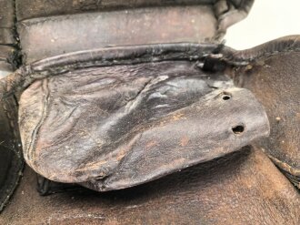 Kaiserreich, Paar Satteltaschen, datiert 1914, ungereinigt