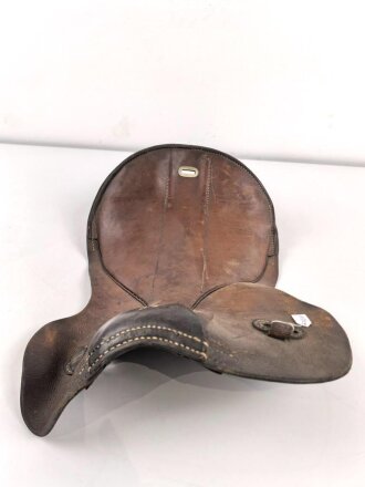 1. Weltkrieg, Teil eines Armeesattel, datiert 1915....