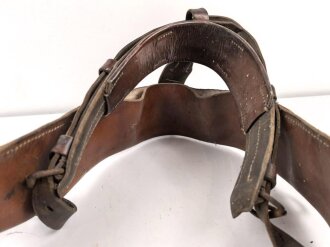 Brustblatt + zum Sielengeschirr 25 der Wehrmacht. Ungereinigt