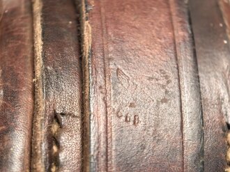 Brustblatt + zum Sielengeschirr 25 der Wehrmacht. Ungereinigt