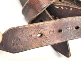 Brustblatt + zum Sielengeschirr 25 der Wehrmacht. Ungereinigt