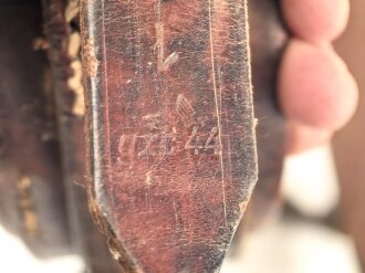 Brustblatt + zum Sielengeschirr 25 der Wehrmacht. Ungereinigt