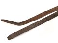 Tschechoslowakei, Paar Steigbügelriemen datiert 1936. Leder angetrocknet, nicht gereinigt