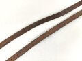 Tschechoslowakei, Paar Steigbügelriemen datiert 1936. Leder angetrocknet, nicht gereinigt