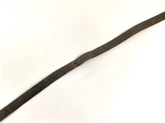 Steigbügelriemen ohne sichtbare Stempelung. Ungereinigt, Gesamtlänge 170cm