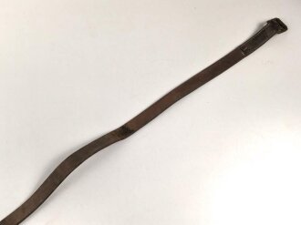 Steigbügelriemen ohne sichtbare Stempelung. Ungereinigt, Gesamtlänge 170cm