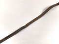 Steigbügelriemen ohne sichtbare Stempelung. Ungereinigt, Gesamtlänge 170cm
