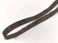 1. Weltkrieg, Lederriemen für Kavallerie oder bespannte Artillerie. Datiert 1917. Breite 3,3cm, Gesamtlänge 172cm