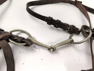 Dienstzaumzeug Wehrmacht. Zusammengestellt, ungereinigt