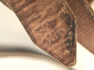 Dienstzaumzeug Wehrmacht. Zusammengestellt, ungereinigt