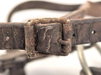 Dienstzaumzeug Wehrmacht. Zusammengestellt, ungereinigt