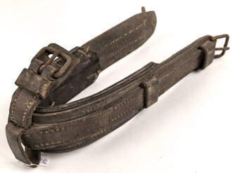 Halskoppel zum Sielengeschirr 25 der Wehrmacht, ungereinigtes Stück