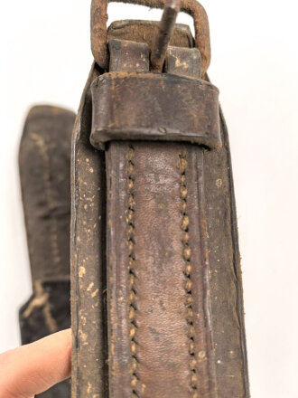 Halskoppel zum Sielengeschirr 25 der Wehrmacht, ungereinigtes Stück