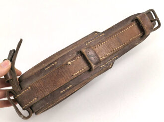 Halskoppel zum Sielengeschirr 25 der Wehrmacht, ungereinigtes Stück