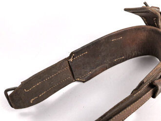 Halskoppel zum Sielengeschirr 25 der Wehrmacht, ungereinigtes Stück