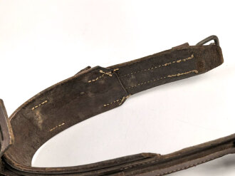 Halskoppel zum Sielengeschirr 25 der Wehrmacht, ungereinigtes Stück