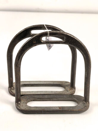 Paar Steigbügel Wehrmacht, markiert " D38"