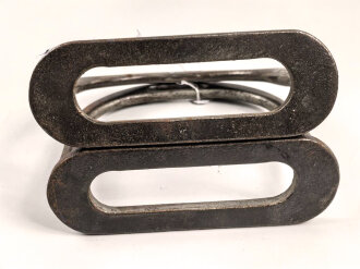 Paar Steigbügel Wehrmacht, markiert " D38"