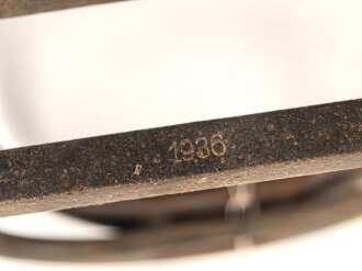 Paar Steigbügel Wehrmacht, markiert " 1936"