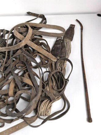 Großes Konvolut Lederriemen / Lederzeug, meist...