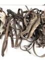 Großes Konvolut Lederriemen / Lederzeug, meist Kavallerie. Alles mehr oder weniger defekt. Insgesamt 13 Kilo