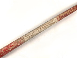 Rohrwischer für 75mm Kanone der Wehrmacht. Originallack, ungereinigtes Stück