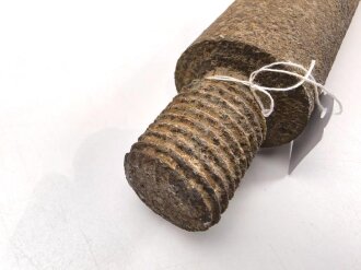 Rohrwischer für 75mm Kanone der Wehrmacht. Originallack, ungereinigtes Stück