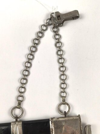 Postschutz, Dolch für Führer. Hersteller Weyersberg Solingen . Das Griffemblem fehlt, das Griffstück Rückseitig mit Fehlstellen, sonst gut. Ungereinigtes Stück