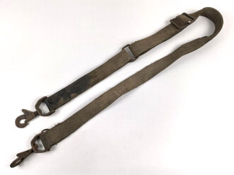 U.S. Army, Fahrzeuggurt für zum Beispiel GMC Truck, hinten am Ende der Ladefläche. Höchstwahrschein aus der Zeit des 2. Weltkrieg. Ungereinigtes Stück.