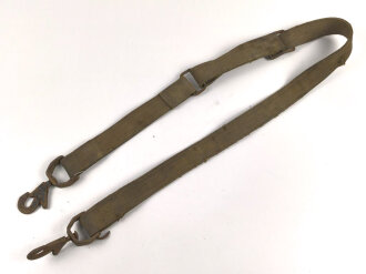 U.S. Army, Fahrzeuggurt für zum Beispiel GMC Truck, hinten am Ende der Ladefläche. Höchstwahrschein aus der Zeit des 2. Weltkrieg. Ungereinigtes Stück.