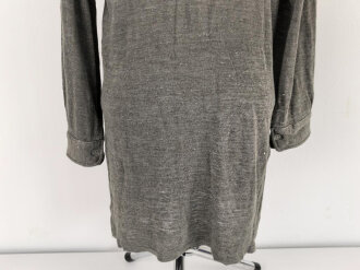 Diensthemd für Mannschaften des Heeres. Mausgraue Ausführung, getragenes Stück