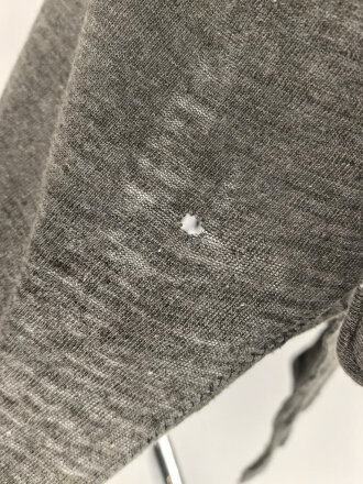 Diensthemd für Mannschaften des Heeres. Mausgraue Ausführung, getragenes Stück