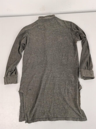 Diensthemd für Mannschaften des Heeres. Mausgraue Ausführung, getragenes Stück