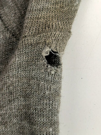 Diensthemd für Mannschaften des Heeres. Mausgraue Ausführung, getragenes Stück