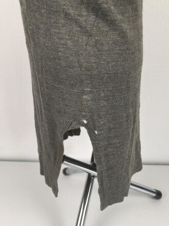 Diensthemd für Mannschaften des Heeres. Mausgraue Ausführung, getragenes Stück