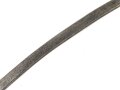 Klinge für einen Säbel, Länge 79cm, Gesamtlänge 97cm,  Breite 33mm. Alter und Herkunft unbekannt.