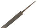 Klinge für eine Blankwaffe, Länge 59,5cm, Gesamtlänge 77cm,  Breite 35mm. Alter und Herkunft unbekannt.