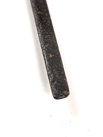 Klinge für eine Blankwaffe, Länge 75cm, Gesamtlänge 91,5cm,  Breite 16mm. Hersteller " Heiss Graz"