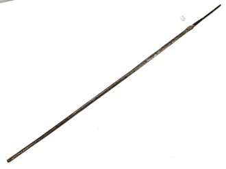 Klinge für eine Blankwaffe, Länge 86cm, Gesamtlänge 104cm,  Breite 17,6mm. Alter und Herkunft unbekannt., Markiert "WEDiMittel"