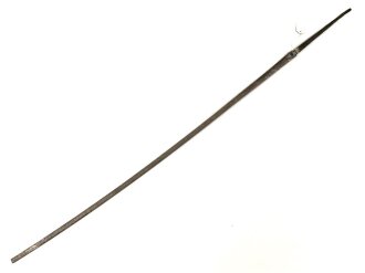 Klinge für eine Blankwaffe, Länge 74,5cm, Gesamtlänge 91,5m,  Breite 16mm. Alter und Herkunft unbekannt.