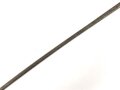 Klinge für eine Blankwaffe, Länge 74,5cm, Gesamtlänge 91,5m,  Breite 16mm. Alter und Herkunft unbekannt.