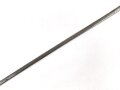 Klinge für eine Blankwaffe, Länge 87cm, Gesamtlänge 102m,  Breite 15,5mm. Alter und Herkunft unbekannt.