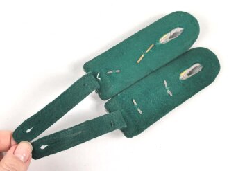 Heer, Paar Schulterstücke für einen Beamten der Heeresverwaltung, Nebenfarbe Jägergrün