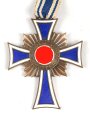 Ehrenkreuz der Deutschen Mutter in bronze an langem Band