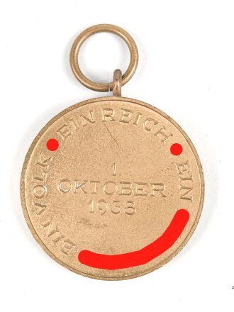 Anschlussmedaille 1. Oktober 1938