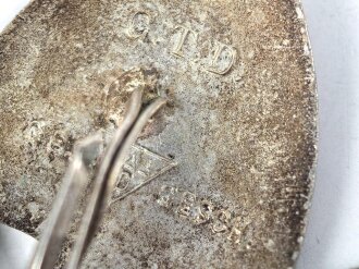 Reichsarbeitsdienst , emailliertes Mützenabzeichen in sehr gutem Zustand