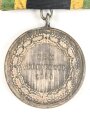 Sachsen-Weimar, Allgemeines Ehrenzeichen 1914 in Silber mit Schwertern , Kriegsmetall versilbert