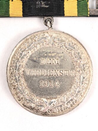 Sachsen-Weimar, Allgemeines Ehrenzeichen 1914 in Silber mit Schwertern