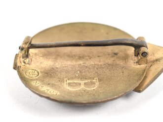 HJ Führersportabzeichen, Hersteller M1/101, B Stück, getragen