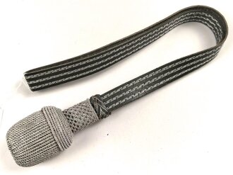 Kaiserreich oder frühe Wehrmacht, Portepee zum Säbel für Offiziere, ungebrauchtes Stück